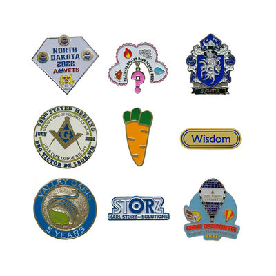 Factory Customize Your Personalized Logo Metal Crafts Soft Enamel Clothes Pin
