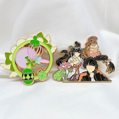 custom enamel pin badges pines football metal lapel badge pin enamel badge