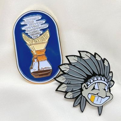 custom enamel pin badges pines football metal lapel badge pin enamel badge
