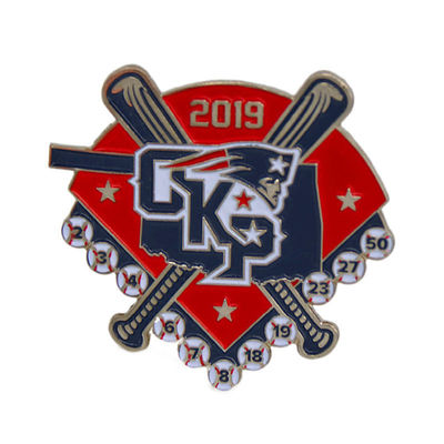 Factory Suppliers Custom Logo Baseball Hat Pins Emblem Hard Soft Enamel Pins For Clothes Hat