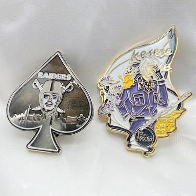 Barcelona Football Club Badge Sport Lapel Pin Enamel with Gold Plating Metal Angel Themed Stamped Christmas Occasion