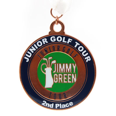 Sports Soccer Medal Award Metal Plated Custom 3D Gold Football Team Cup Trophy And Medals