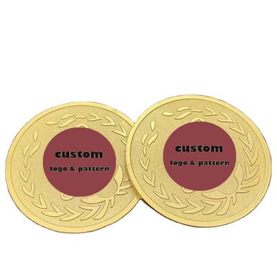 Free Designed High Quality Collectible Metal Craft Double Coin Blanks Custom Souvenir Gift Challenge gold Coin