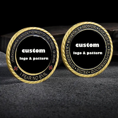 Free Designed High Quality Collectible Metal Craft Double Coin Blanks Custom Souvenir Gift Challenge gold Coin