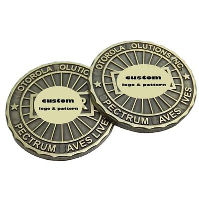 Custom Design  Challenge Coin Die Stamped Zinc Alloy Brass 2D 3D Token Coin Metal Custom gold coin Collections