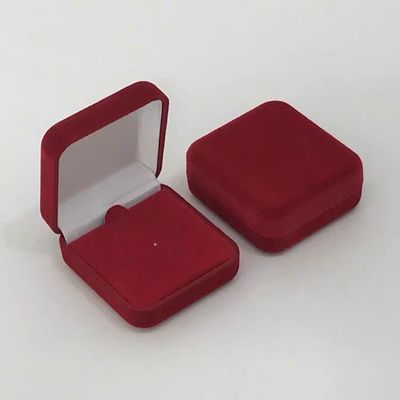 Small square  Hard Gift Packaging Box Lapel Pins Packing Velvet Box