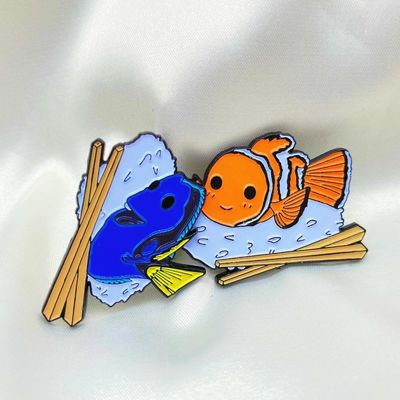 Custom Logo Enamel Pins Soft meta Badge Company Label Pin high quality Soft Enamel Pin