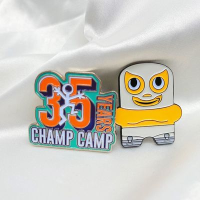 Custom Wholesale Logo Metal Cute Cartoon Enamel Lapel Craft Pin