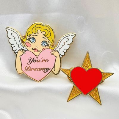 Gravure Printing Custom Made Enamel Pins Laser Engraving  Funny Enamel Pins