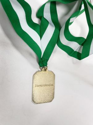 3D Gold Custom Medal Engraving Award Marathon Running Medals Made To Order