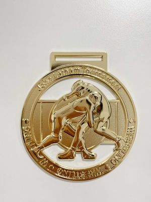 School 3D Custom Die Cast Zinc Alloy Gold Silver Red Bronze Custom Soccer Medals