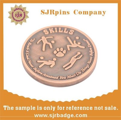 Engravable Metal Custom Challenge Coins Zinc Alloy Personalized Commemorative Coins