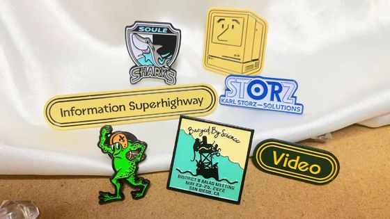 Creative Digital Printing  Custom Lapel Pins Metal Souvenirs Cartoon Hat Pins