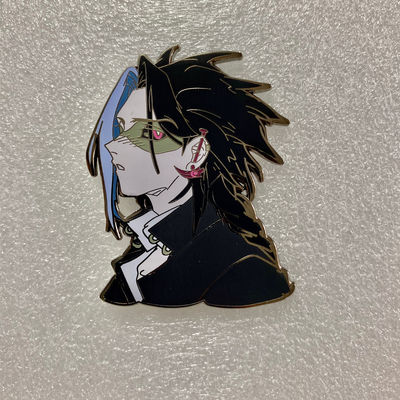 Blue Offset Printing Personalized Lapel Pins  3D Company Logo Pins