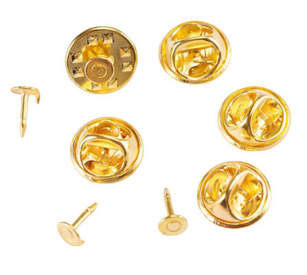 No Tools Silver Clutch Back Pin Clutch Metal Pin Back Locking
