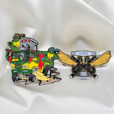 Round Metal Pins For Clothes Enamel Pin Badges Customized Metal Pins For Clothes
