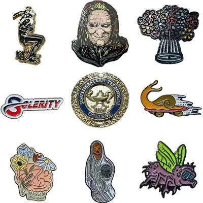 Manufacturer No Minimum Custom Logo Metal Lapel Pin Badge Brooch Hard Soft Enamel Pins Custom Pin for Souvenir