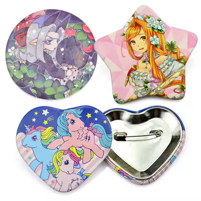 kopen Aangepaste Logo 37mm Blikken Materiaal Knopspeld Reversspeld voor Promotionele Geschenken online manufacture