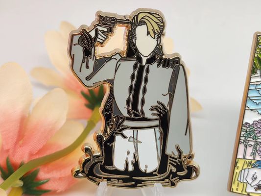 kopen 1,5 inch zachte emaille reversspeld op maat van zink-legering metalen badge voor branding online manufacture