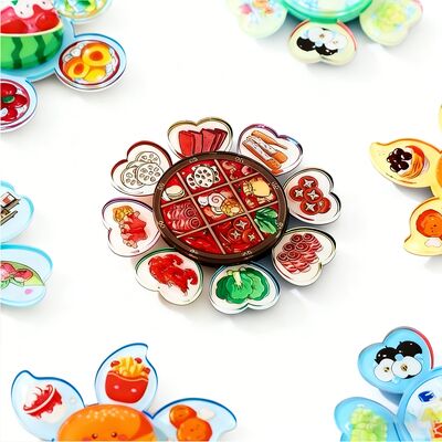 kopen Promotional Acrylic Fridge Magnet Custom Tourism Souvenirs Magnet Anime Acrylic Spinning Magnet Wholesale online manufacture