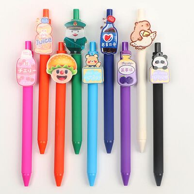 kopen Creatieve DIY gepersonaliseerde cartoon anime acryl gelpen uniek patchontwerp rubberen metalen handtekeningpen voor promoties online manufacture