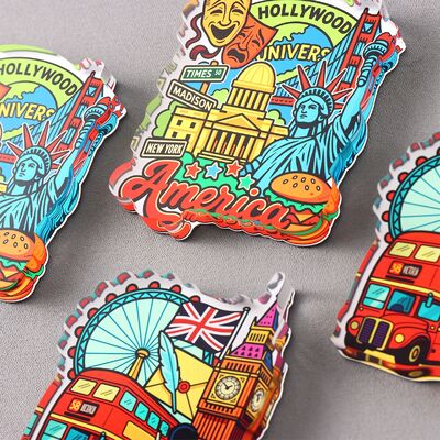 kopen Promotioneel aangepaste acrylmagneten   Anime Design koelkastmagneten gedrukt voor groothandel souvenir & cadeau online manufacture