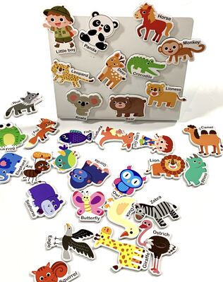 kopen Op maat gemaakte EVA koelkast Magnet Set Kinderen Educatieve speelgoed Cartoon Magnetische stickers Huisversiering online manufacture
