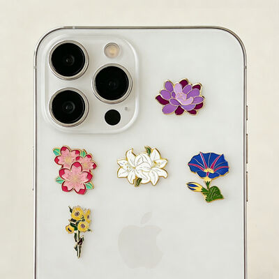 kopen Custom 3D Design Roze kleur Hoogwaardig materiaal Emaille pin badge voor telefoon decoratie online manufacture