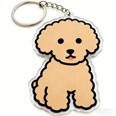 kopen Cartoon Anime sleutelhanger op maat glitter epoxy helder acryl met logo voor tassen geschenken groothandel fabrikant online manufacture
