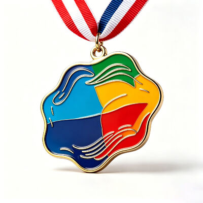 kopen Op maat gemaakte goud- of zilvergeplatte zinklegeringen en bronzen sportmedalen voor groothandel. online manufacture