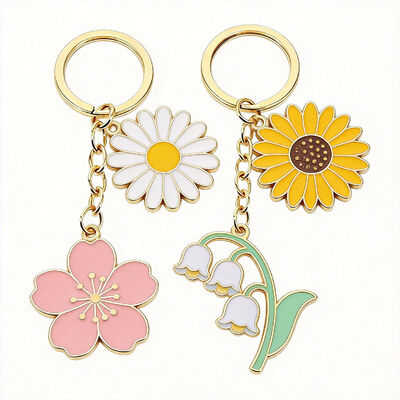 kopen Gepersonaliseerde keychain met gezondheidsbevorderende herinnering Sandblast achterzijde en harde glazuur afwerking online manufacture
