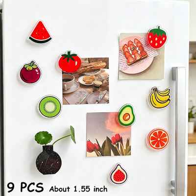 kopen Koelkaststicker Custom Logo Zomer IJs Cartoon Acryl Magneet Groothandel online manufacture