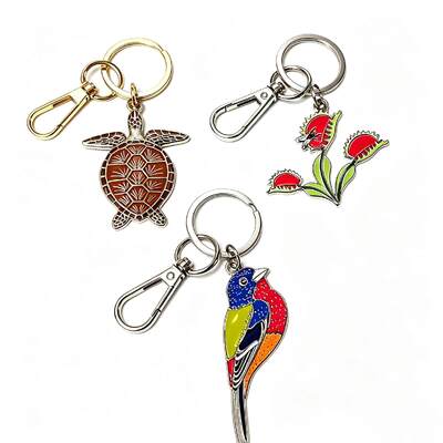 kopen Gepersonaliseerde sleutelhanger met 2D / 3D-ontwerp en harde / zachte glazuuropties voor gepersonaliseerde logo-sleutelhangers online manufacture