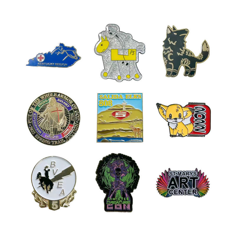 Factory Customize Your Personalized Logo Metal Crafts Soft Enamel Clothes Pin