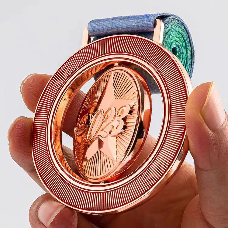 Custom Creative Design Double Sides Medal Cartoon  Game Customised Bicycle Race Medal