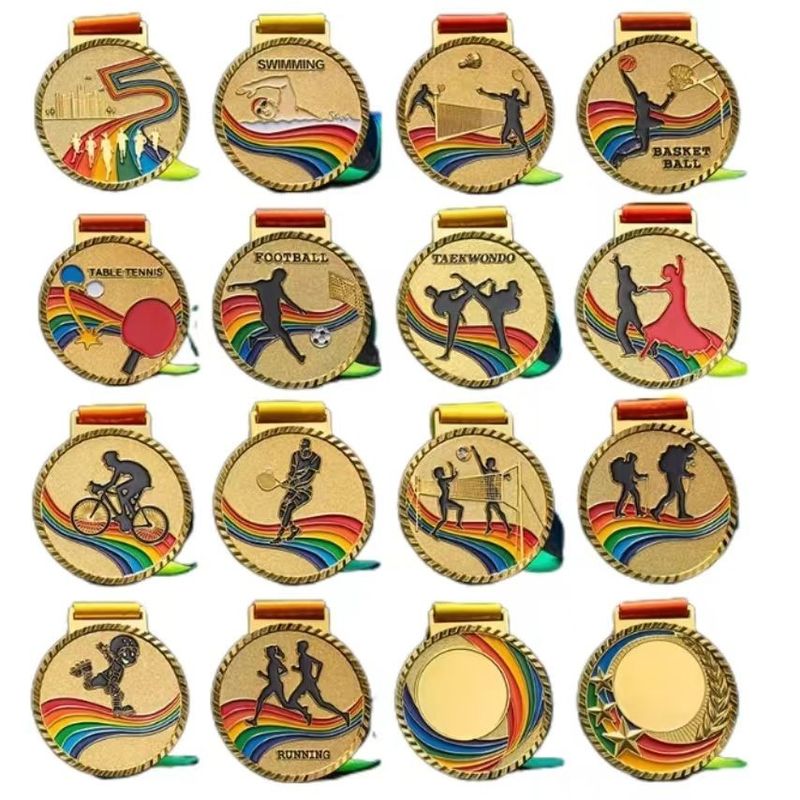 3D Zinc Alloy Custom Medals Race Cycling Ride Award Challenge Personalized Race Medals
