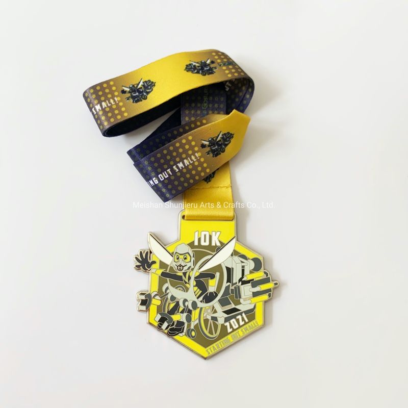 Custom Shape Logo Sport Medal For Wholesales Taekwondo Gold Silver And Bronze Medals