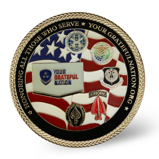 Souvenir 2D  Laser Engraved Coins Custom Metal Coins Round Custom Brass Coins