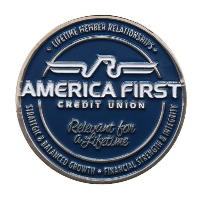 1/2 Inch - 4 Inch Custom Zinc Alloy Silver Dollar  3d Challenge Coins