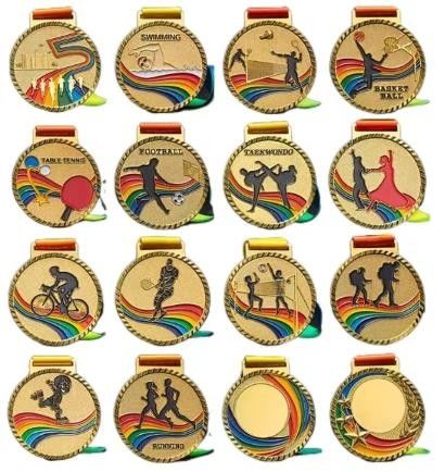 Letterpress Printing Custom Football Medals Generic Laser Engraving Martial Arts Judo Medals
