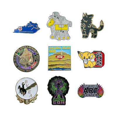 Fabriek Aanpassen van uw gepersonaliseerde logo Metalen ambachten Zachte glazuur kleding Pin