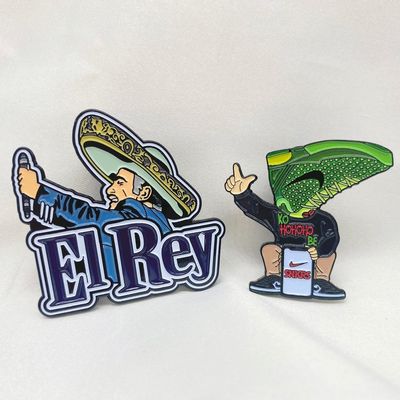 Aanpasbare kleuren metalen aanpasbare lapel pinnen zakelijke vergaderingen aanpasbare gemaakte pinnen