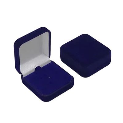Kleine vierkant harde cadeau verpakkingsdoos lapel pinnen verpakking fluweeldoos