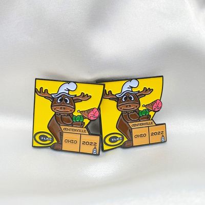 Custom Wholesale Logo Metal Cute Cartoon Emaille Lapel Craft Pin