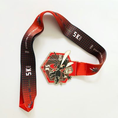 Aluminium Aangepaste medailles Goud 2,25in Zink legering medailles Aangepaste sportmedalen