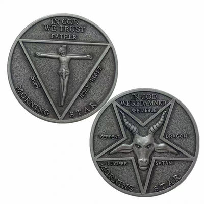 2.25in Arcade Games Custom Coins Gedenkmunten Vintage Vrijmetselaarsmunten