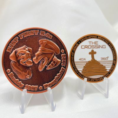 Custom Deluxe Challenge Coin 3D 2D Metalen Souvenir Gedenkmunt met glazuur