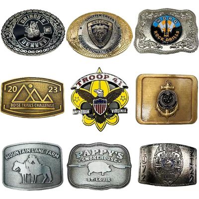 Gepersonaliseerde Blank Belt Buckles Solid Brass Mensen Vrouw Dames