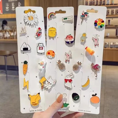 Goede prijs. Aangepaste logo zeefdruk milieuvriendelijke metalen speld en emaille speld online