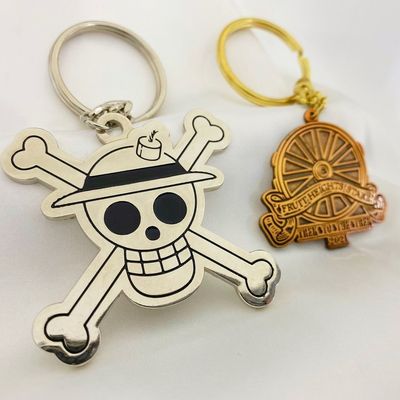 Goede prijs. Custom Key Chain met 3D Logo Letters Hard Soft Enamel en Sandblast achterzijde voor Promotionele Keyring online